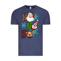 Vintage Denim ho ho ho christmas Vintage Tee - RanaPortraitStore