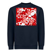 Navy christmas candies Heavyweight Sweatshirt - RanaPortraitStore