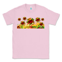Bubblegum Pink juneteenth sunflowers libbey glass Classic Tee - HRA Design Shop