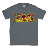 Charcoal Heather juneteenth sunflowers libbey glass Classic Tee - HRA Design Shop