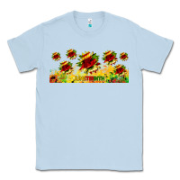 Dusty Blue juneteenth sunflowers libbey glass Classic Tee - HRA Design Shop