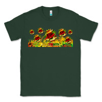 Sports Green juneteenth sunflowers libbey glass Classic Tee - HRA Design Shop