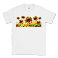 White juneteenth sunflowers libbey glass Classic Tee - HRA Design Shop