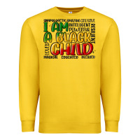 Lemon i am a black child Premium Sweatshirt - MaliasSmallBusiness