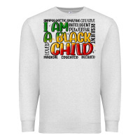 Oatmeal Heather i am a black child Premium Sweatshirt - MaliasSmallBusiness