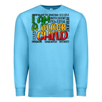 Ocean Blue i am a black child Premium Sweatshirt - MaliasSmallBusiness