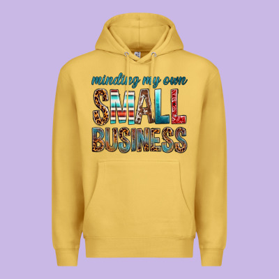 Minding My Own Small Business Bbs Premium Hoodie Designed By Bundleandbundleshop