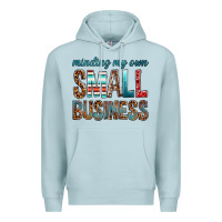 Blue Mist minding my own small business bbs Premium Hoodie - BundleAndBundleShop
