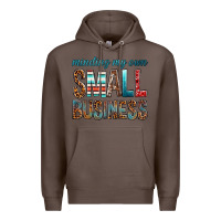 Coffee minding my own small business bbs Premium Hoodie - BundleAndBundleShop