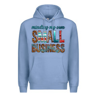 Colony Blue minding my own small business bbs Premium Hoodie - BundleAndBundleShop