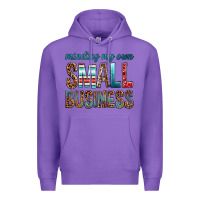 Purple minding my own small business bbs Premium Hoodie - BundleAndBundleShop