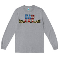 Heather Grey patriotic dad life 16oz libbey cup Long Sleeve Tee - HRA Design Shop