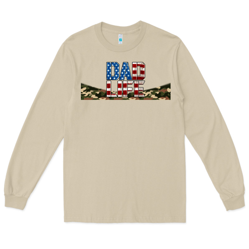 Patriotic Dad Life 16oz Libbey Cup Long Sleeve Tee by HRA Design Shop | Teevron