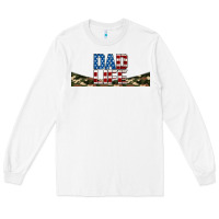 White patriotic dad life 16oz libbey cup Long Sleeve Tee - HRA Design Shop