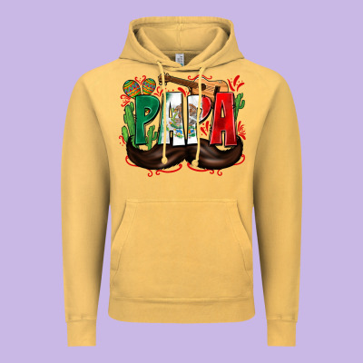Papa Mexico Vintage Hoodie Designed By Zillion Design Studio