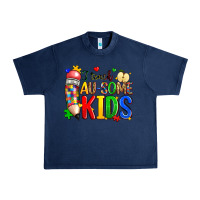 Navy i teach au some kids Urban Heavy Tee - Zillion Design Studio