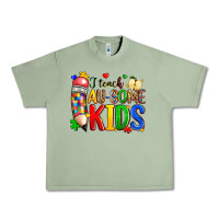 Oil Green i teach au some kids Urban Heavy Tee - Zillion Design Studio