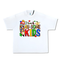 White i teach au some kids Urban Heavy Tee - Zillion Design Studio