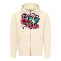 Sandshell certified nursing assistant cna hearts Zipper Hoodie - Jasminsmagicworld