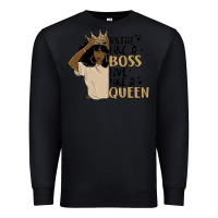 Hustle Like A Boss Live Like A Queen Premium Sweatshirt | Teevron