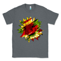 Charcoal Heather juneteenth sunflower Classic Tee - HRA Design Shop