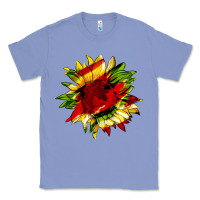 Colony Blue juneteenth sunflower Classic Tee - HRA Design Shop