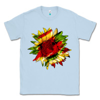 Dusty Blue juneteenth sunflower Classic Tee - HRA Design Shop