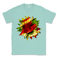Seafoam juneteenth sunflower Classic Tee - HRA Design Shop