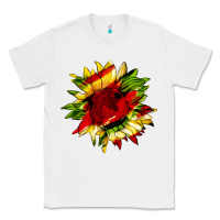 White juneteenth sunflower Classic Tee - HRA Design Shop