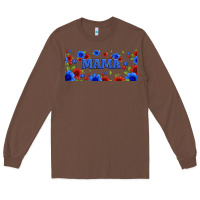 Chestnut floral american mama 16oz libbey cup Long Sleeve Tee - HRA Design Shop