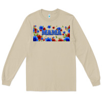 Mushroom floral american mama 16oz libbey cup Long Sleeve Tee - HRA Design Shop