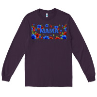 Plum floral american mama 16oz libbey cup Long Sleeve Tee - HRA Design Shop