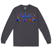 Smoke floral american mama 16oz libbey cup Long Sleeve Tee - HRA Design Shop