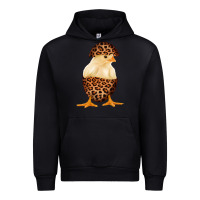 Black Chick with Leopard Eggshell Urban Hoodie - Bettercallsaul