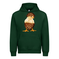 Forest Green Chick with Leopard Eggshell Urban Hoodie - Bettercallsaul