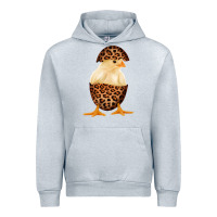 Heather Grey Chick with Leopard Eggshell Urban Hoodie - Bettercallsaul