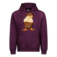 Mauve Wine Chick with Leopard Eggshell Urban Hoodie - Bettercallsaul