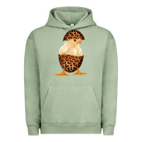 Pigment Oil Green Chick with Leopard Eggshell Urban Hoodie - Bettercallsaul