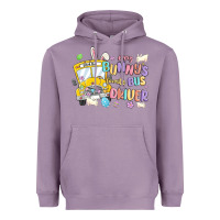 Lavender every bunny's favorite bus driver malia Heavyweight Hoodie - MaliasSmallBusiness