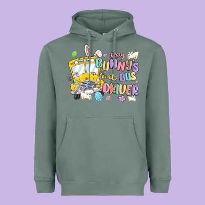 Every Bunny's Favorite Bus Driver Malia Heavyweight Hoodie Designed By Maliassmallbusiness
