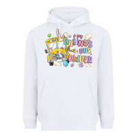 White every bunny's favorite bus driver malia Heavyweight Hoodie - MaliasSmallBusiness