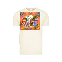 Vintage Arctic cartoon characters coffee cups Vintage Tee - Zillion Design Studio