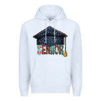 White senior 2023 graduation hat bbs Premium Hoodie - BundleAndBundleShop