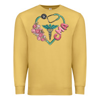 Antique Gold cma  heart Premium Sweatshirt - MaliasSmallBusiness