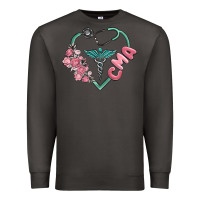Smoke cma  heart Premium Sweatshirt - MaliasSmallBusiness