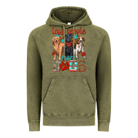 Vintage Olive less people more dogs Vintage Hoodie - texasbilliewilder