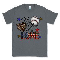 Charcoal Heather no place like home Classic Tee - CowhideDigitalArt