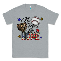 Heather Grey no place like home Classic Tee - CowhideDigitalArt