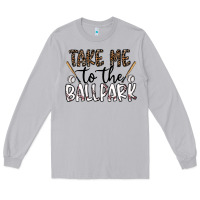 Moon Dust take me to the ballpark Long Sleeve Tee - CowhideDigitalArt