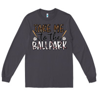 Smoke take me to the ballpark Long Sleeve Tee - CowhideDigitalArt